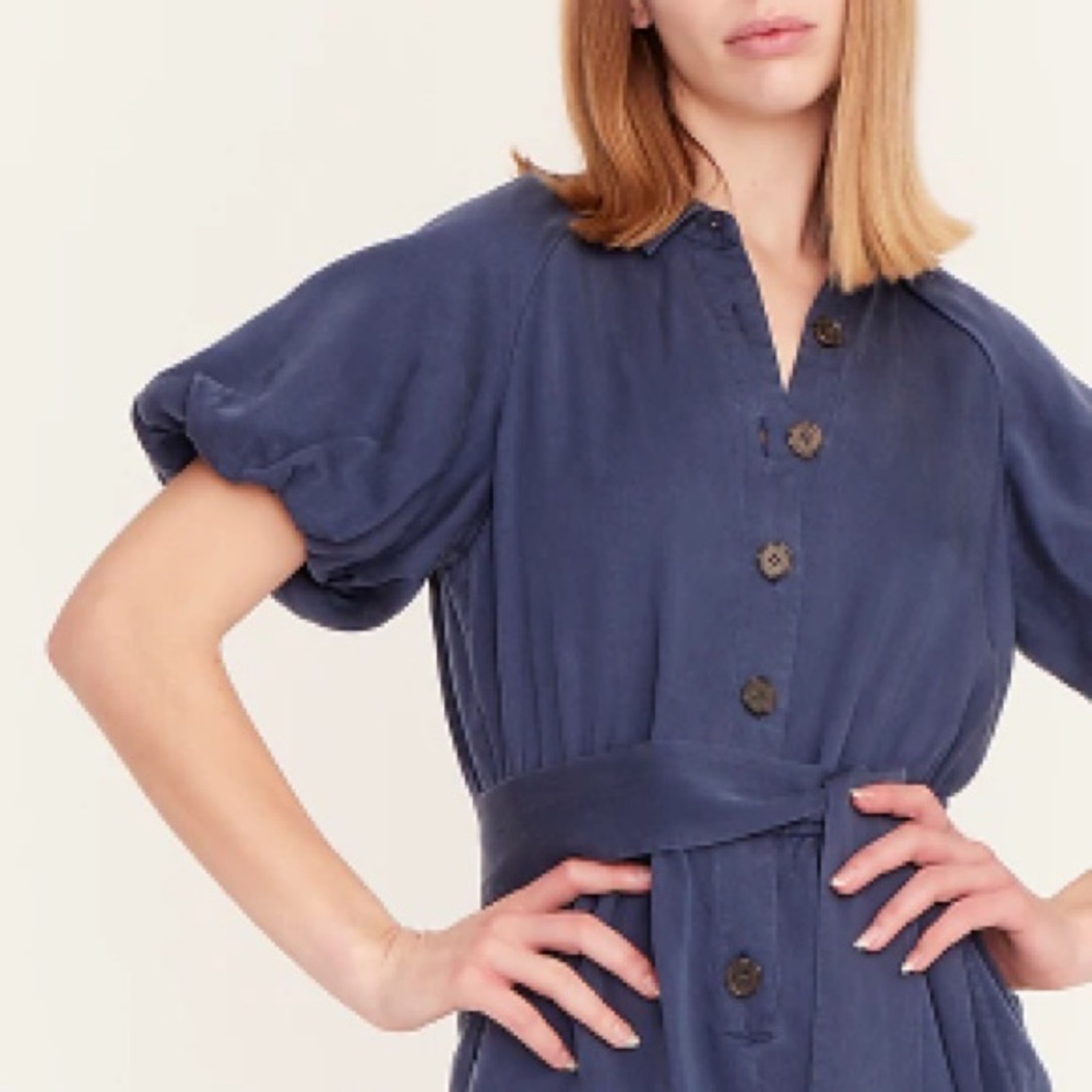 Drapey belted jumpsuit